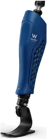 Cover de pierna Wellia con acabado Azul profundo